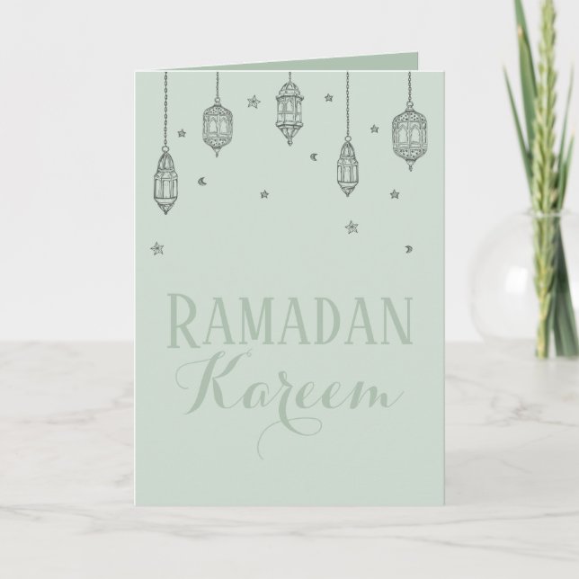 Ramadan Kareem Greeting card ,gift card (Front)