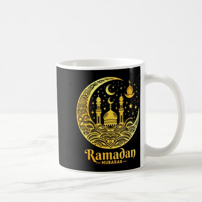 Ramadan Kareem Happy Fasting Ramadan Mubarak Islam Coffee Mug (Right)