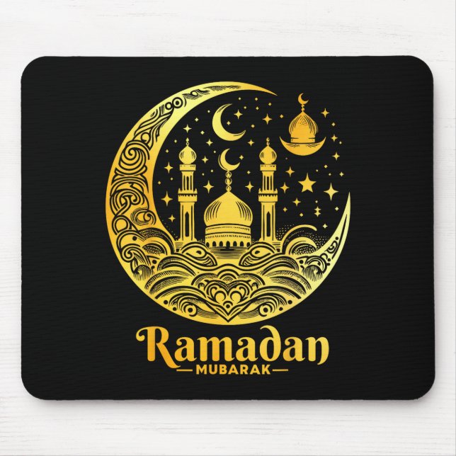 Ramadan Kareem Happy Fasting Ramadan Mubarak Islam Mouse Mat (Front)