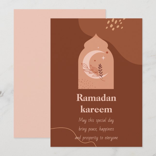 Ramadan Kareem  Holiday Card (Front/Back)