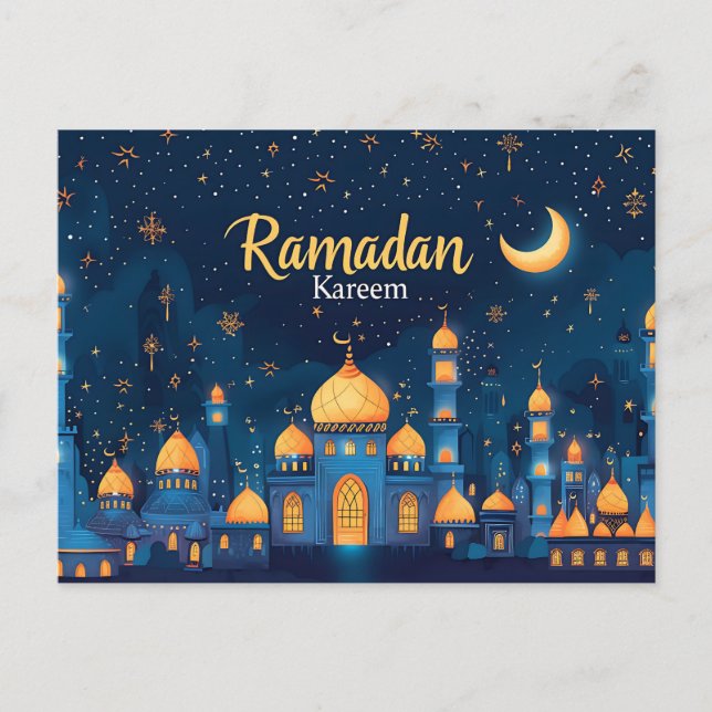 Ramadan Kareem Holiday Postcard (Front)