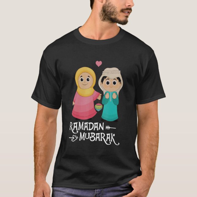 Ramadan Kareem Holy Month Hijab Girl Ramadan Fasti T-Shirt (Front)