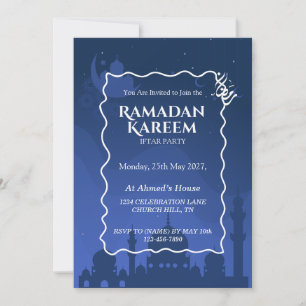 Ramadan Kareem Iftar Invitation Personalized