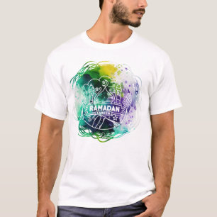 RAMADAN KAREEM in Abstract Watercolor T-Shirt