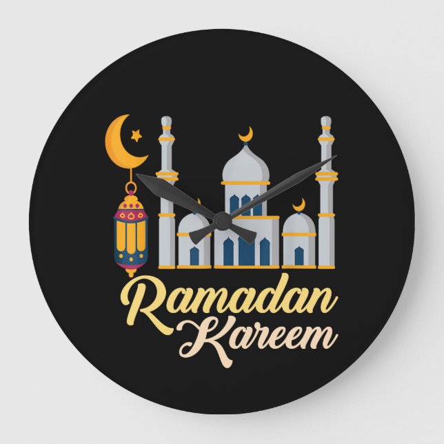 Ramadan Kareem Large Clock (Front)