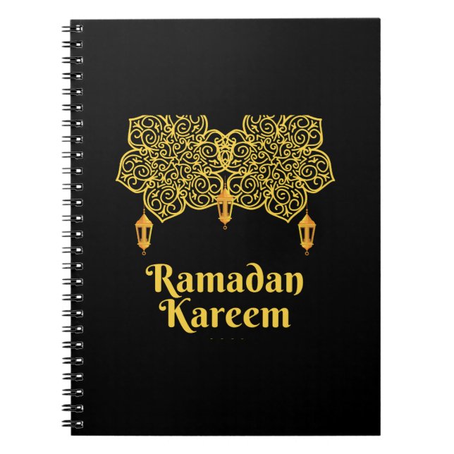 Ramadan Kareem Meaning - Eid Mubarak 2026   Notebook (Front)
