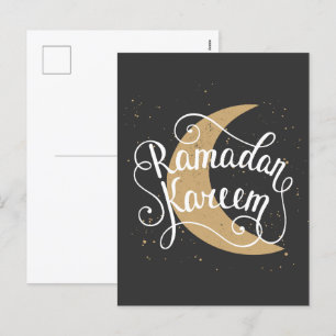 Ramadan Kareem Modern Ramadan Holiday Postcard