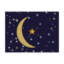 Ramadan Kareem moon and star