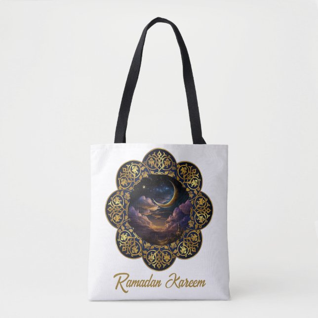 RAMADAN KAREEM MUBARAK 2024 EID MUBARAK  TOTE BAG (Front)