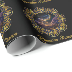 RAMADAN KAREEM MUBARAK 2026 WRAPPING PAPER