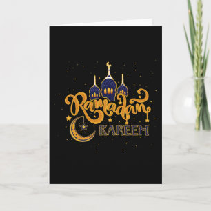 Ramadan Kareem Mubarak Fasting Card