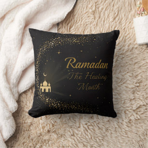 Ramadan Kareem Mubarak Lantern Ramadan 2026 Throw  Cushion