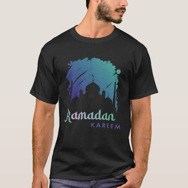 Ramadan Kareem Mubarak Muslim Muslim month of fast T-Shirt (Front)