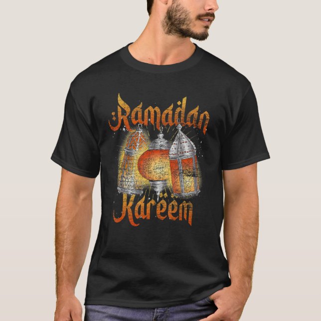 Ramadan Kareem Muslim Fasting Islamic Celebration  T-Shirt (Front)