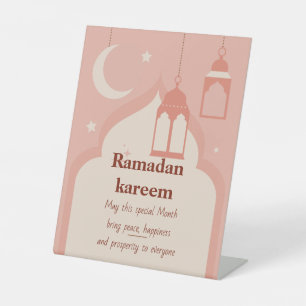 Ramadan Kareem  Pedestal Sign