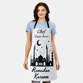 Ramadan Kareem - Personalised Chef Name Apron