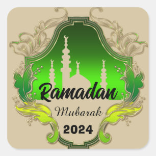 Ramadan Kareem personalised year 2026 Square Sticker