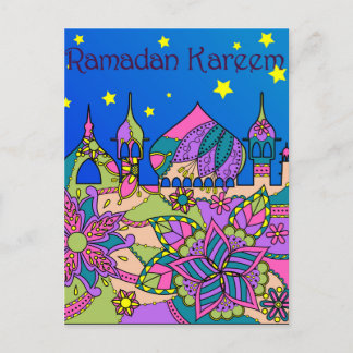 Ramadan Kareem postcard colourful