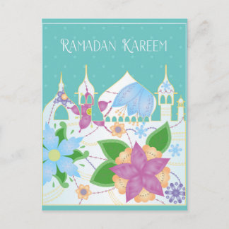 Ramadan KAreem postcard easten town