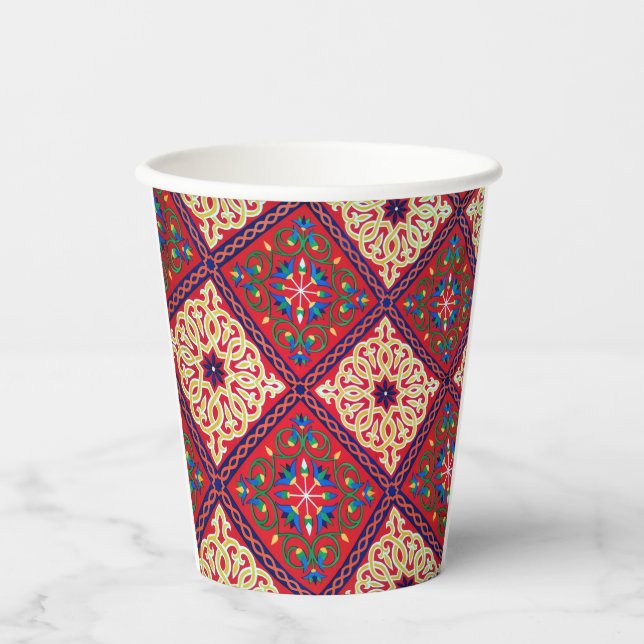 Ramadan Kareem Ramadan Mubarak Paper Cups (Front)