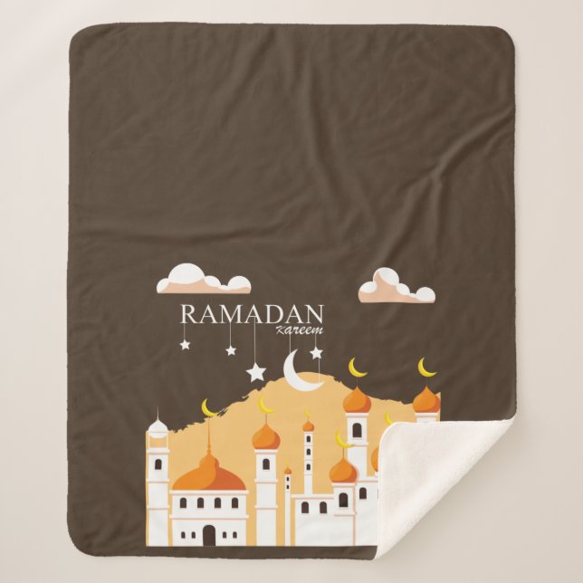  Ramadan Kareem   Sherpa Blanket (Front)
