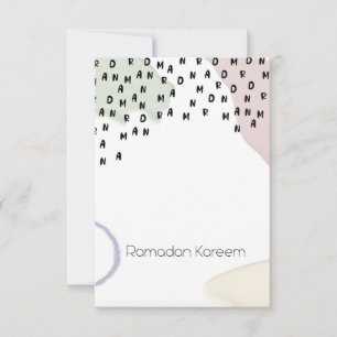 Ramadan Kareem! Thank You Card