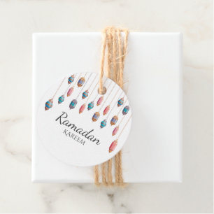 Ramadan Kareem theme gift Tag for celebration