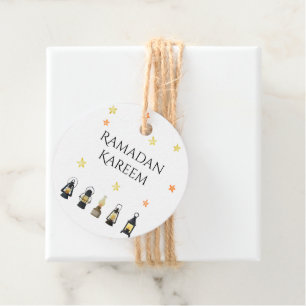 Ramadan Kareem theme gift Tag for celebration
