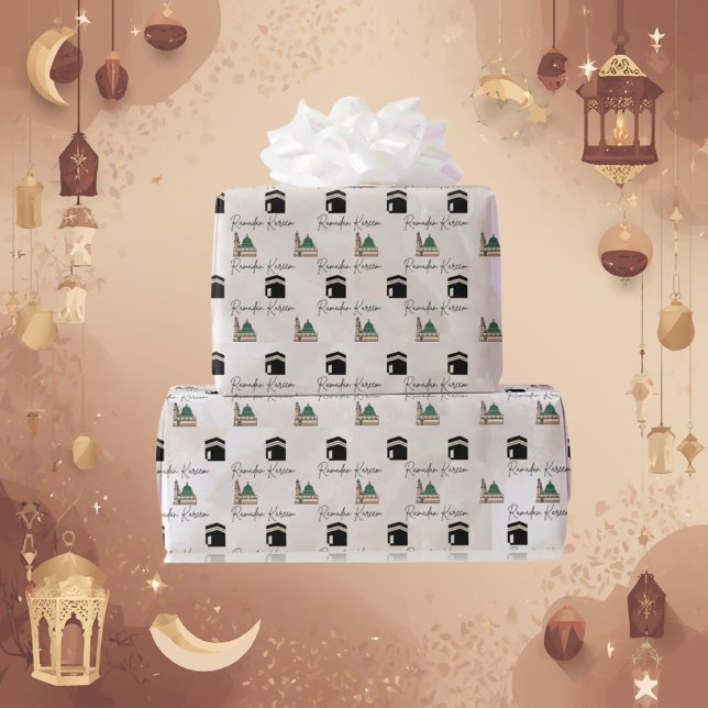 Ramadan Kareem Wrapping Paper – Kaaba & Masjid  (Creator Uploaded)