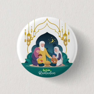 Ramadan Karim 3 Cm Round Badge