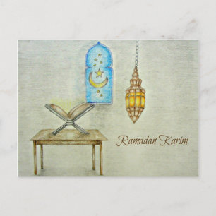 ramadan karim postcard
