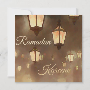 Ramadan  Lamps  - Flat Card