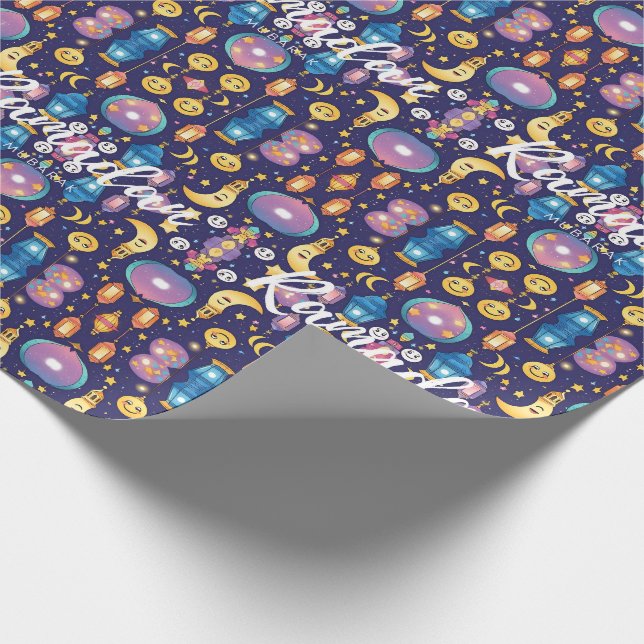 Ramadan Lantern Children's Fun Wrapping Paper (Corner)
