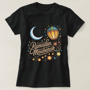Ramadan Moubarak Kids Shirt Whimsical Hot Air Ball