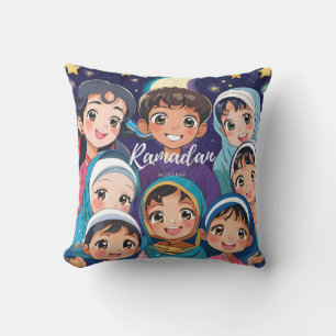 Ramadan Mubarak Anime Cushion