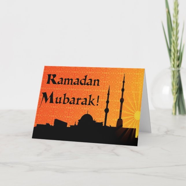 Ramadan Mubarak Card (Front)