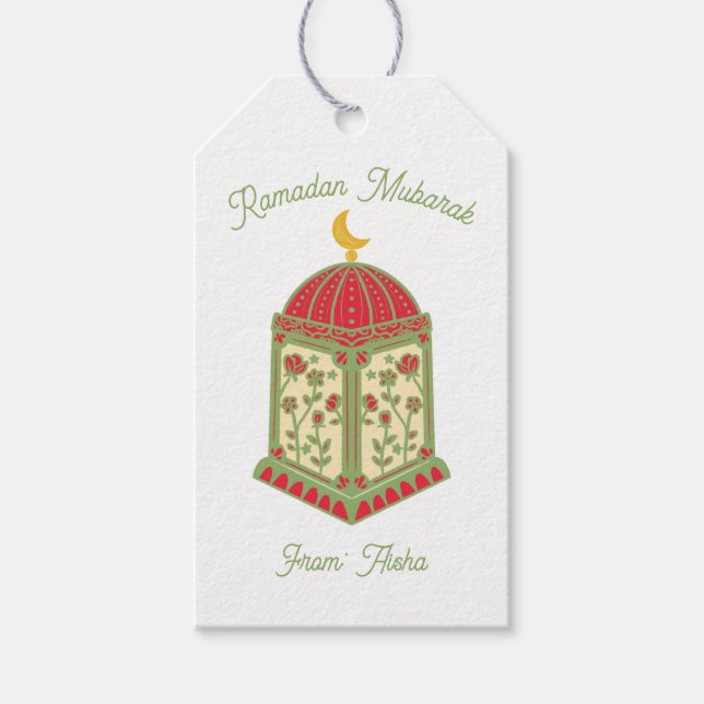 Ramadan Mubarak | Eid Gift Tags (Front)