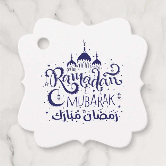 Ramadan Mubarak Gift Tag (Front)