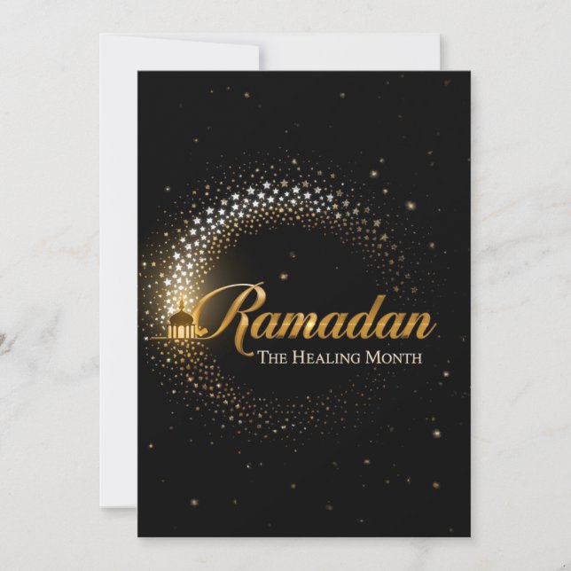 Ramadan MubaraK Holiday  Card (Front)