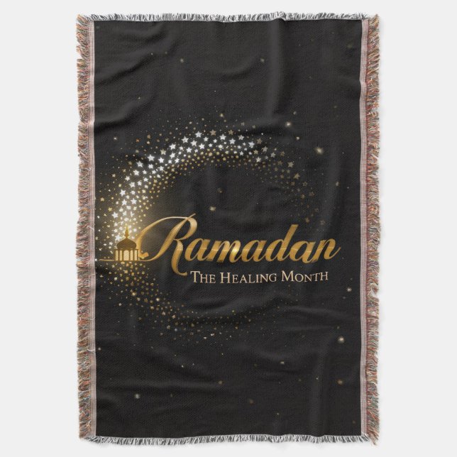 Ramadan MubaraK Holiday  Throw Blanket (Front Vertical)