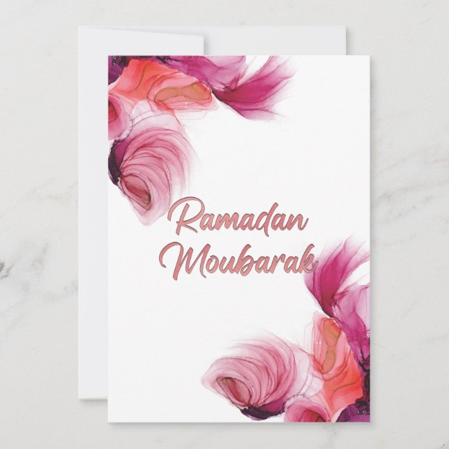 Ramadan Mubarak islamic art  Invitation (Front)
