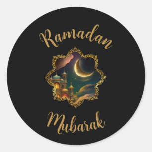 RAMADAN MUBARAK KAREEM 2024 CLASSIC ROUND STICKER