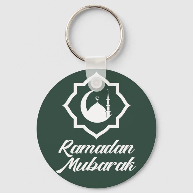 Ramadan Mubarak Key Ring (Front)