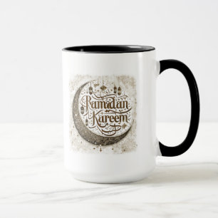 Ramadan Mubarak Muslim Fasting Lantern Crescent Mug