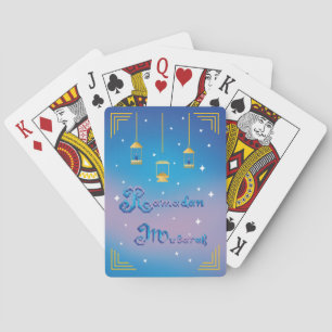 Ramadan Mubarak Playing Cards