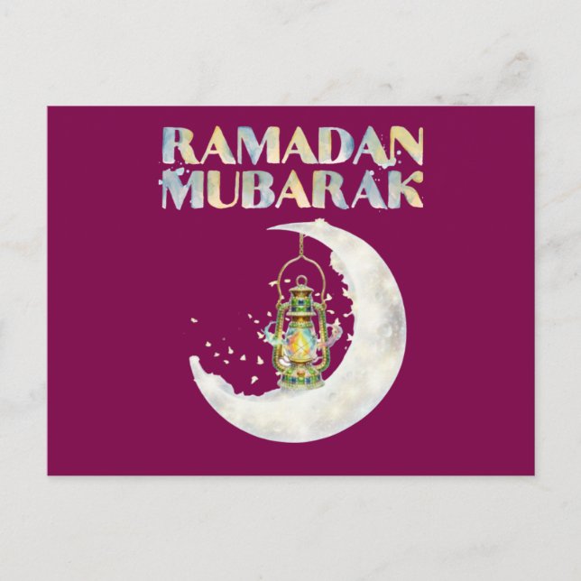Ramadan Mubarak Postcard (Front)