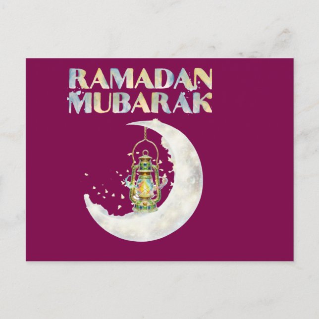 Ramadan Mubarak Postcard (Front)