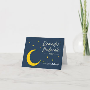Ramadan Mubarak  Ramadan Kareem     Note Card