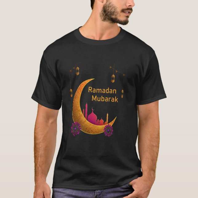 Ramadan Mubarak Ramadan Kids Idea For Kids Muslim T-Shirt (Front)