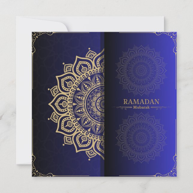 ramadan Mubarak ramadan wishes Holiday Card (Front)